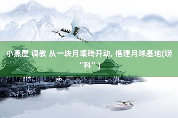 小黑屋 调教 从一块月壤砖开动, 搭建月球基地(唠“科”)