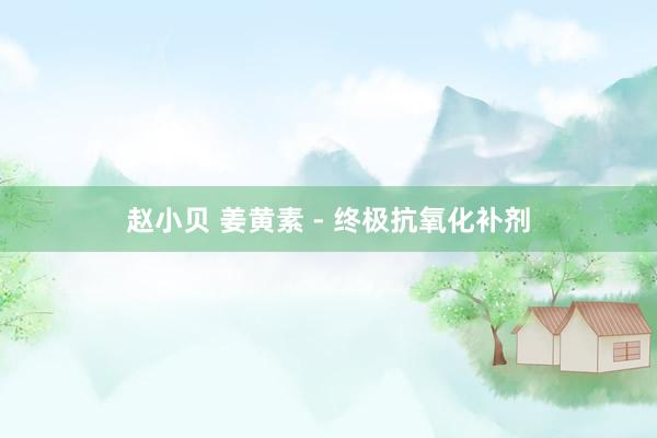赵小贝 姜黄素 - 终极抗氧化补剂